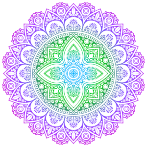 colour Mandala Drawing, Mandala flower png
