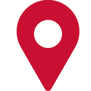 location Icon Red monochrome png