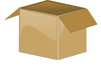 Cardboard/Storage Box PNG Download
