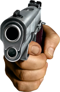 GUN IN HAND PNG FREE DOWNLOAD
